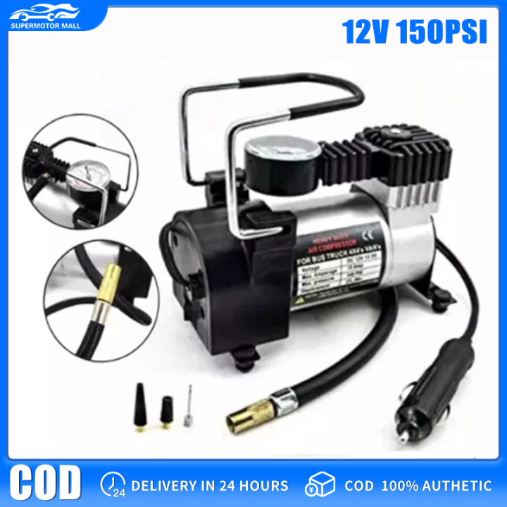 Heavy duty air shop pump for car