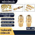 Thân ren ngoài 21 côn lồi nối ống đồng 6 8 10 12 16 19 lắp đặt ống đồng, thủy lực ren NPT, Rắc co nối ống đồng. 