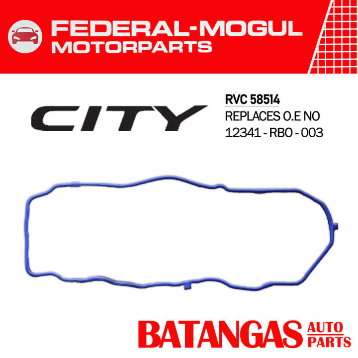 VALVE COVER GASKET Honda City / Jazz 1.3 / 1.5 2012-2018 12341-RB0-003 ...