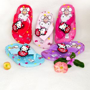 Sandal anak perempuan BT21 Kuda Pony dan Hello Kitty karet