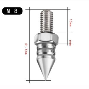 MUSCLEX Ren M6 M8 M10 Chân cách ly âm thanh Thép không gỉ Thiết kế có ren. Chân đinh âm thanh Hỗ trợ ổn định. Hình nón. Miếng lót cách ly móng dành cho thiết bị âm thanh máy âm thanh