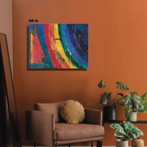 Pajangan Dinding Rumah Abstrak Minimalis Ukuran 30x40 Poster Kamar Abstrak