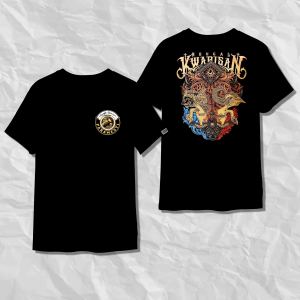 Tshirts Sugih Waras Kaos Jawa Ndugal Kwarisan Budaya Wayang Pria Pra-mesti Distro Cewek Cowok