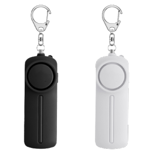 muduan Women Protection Device Personal Alarm Keychain 130dB Child Anti-lost Emergency Alert Whistle with LED Light