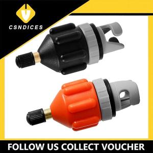 [Csndices] Surfboard Air Pump Adapter Inflatable Stand Up Paddle Board Rubber Boat Kayak Valve Tire Compressor Converter Surfing Nozzle