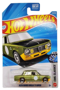 Mô Hình Xe Hot Wheels Alfa Romeo Giulia TI Super - Dòng Cool Classics (Tỷ Lệ 1:64)