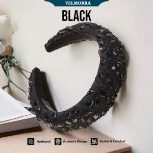 [VELMORRA] Headband Selcy Bando Korea Kristal Mewah Berkilau Blink Bling
