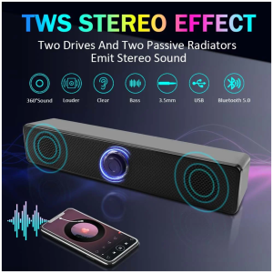 GO YSD Speaker Soundbar dan subwoofer Super Bass Untuk TV Blotooth Surround Home Theater Wired