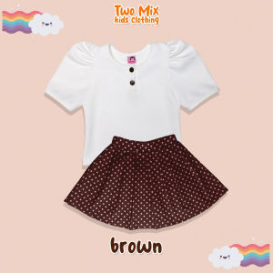 Setelan Anak Perempuan - Stelan Rok Anak Cewek 1-6 Tahun 4377