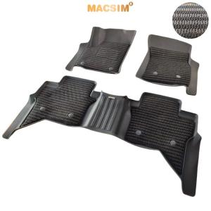 [CHÍNH HÃNG] Thảm Lót Sàn 2 Lớp TPE Macsim Hilux 2026+ Chuẩn Form Bền Không Mùi (sd3 xám đen ct)