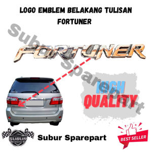 Logo Emblem Belakang Tulisan Fortuner