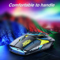 AULA H530 Rechargeable Bluetooth Wireless Gaming Mouse 4800 DPI RGB Lighting Effect Decompression Type-c Gyro Rotation, PC Desktop computer Laptop Office games. 