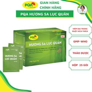 PQA Hương Sa Lục Quân giúp tăng cường tiêu hóa giảm triệu chứng của viêm đại tràng đại tràng co thắt đi lỏng nhiều lần.