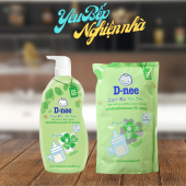 Nước rửa bình/ xúc bình sữa Dnee Thái Lan 600ml/ 620ml mẫu mới Nhập khẩu chính hãng Yêu Bếp Nghiện Nhà VNM