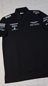 POLO shirt Tshirt Collar Team Aston Martin Formula One F1 Cognizant Polo shirt for man Polo for men Polo shirt