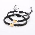 Gelang Huruf Inisial Emas 26Huruf Gelang Couple Gelang Tangan Rajut Tail Gelang Bracelet. 