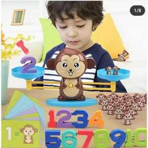 Mainan Anak Edukasi Monkey Balance Math Toy Belajar Berhitung Matematika