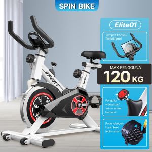 COD HTD Sport Sepeda Statis Spin Bike Cardio Olahraga Fitness