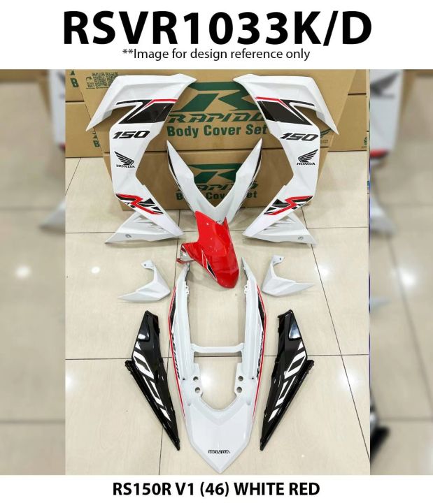 Rapido Cover Set Honda RS150R V1 V2 V3 (46) Red Blue RS150 RS150 R