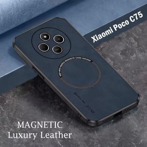 Case Xiaomi Poco C75 Softcase Pelindung Back Cover Magnetic