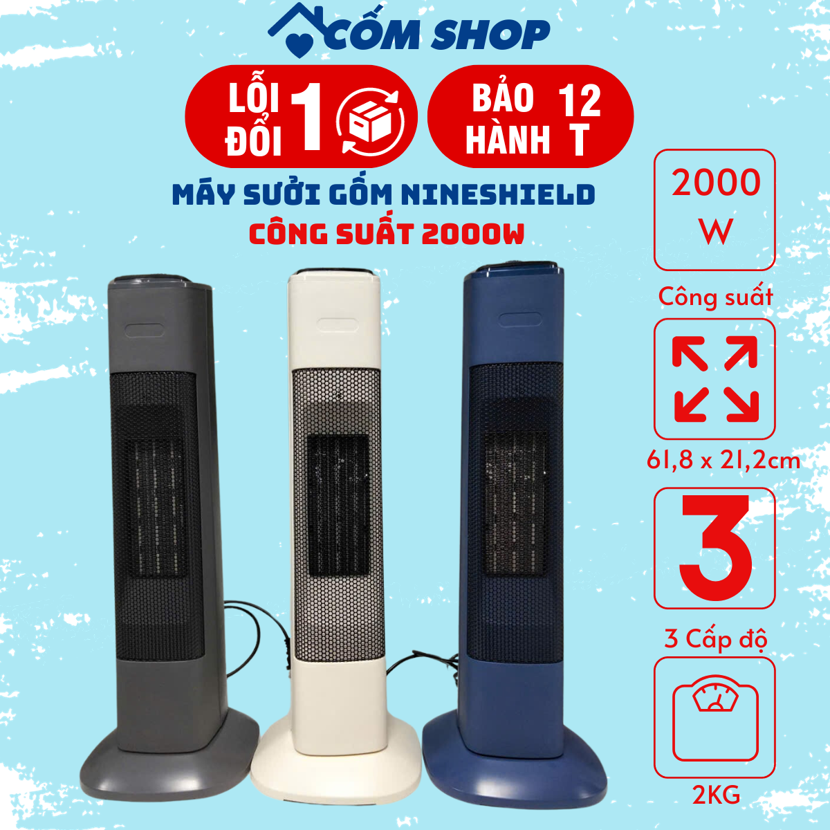 Làm sao để máy sưởi gốm không làm khô da vào mùa đông?