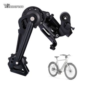 A5 3x9/27 Speed 2:1 Actuation Ratio Long Cage Rear Derailleur with Indicator Right Trigger Shifter for MTB Upgrade