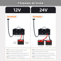 Pengisi Daya Aki Mobil Cerdas Charger Aki Mobil Motor Pengisi Daya Cerdas Otomatis Cepat. 