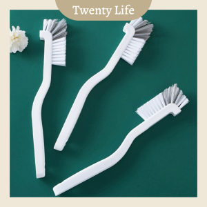 TwentyLife 360° Multifunctional Cup Brush L-Shaped Non-Dead corner Brush Artifact washing cup brush wall breaking
