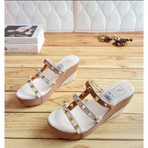 Sandal Wedges Wanita-Tali Premium Terbaru - BAY.ID