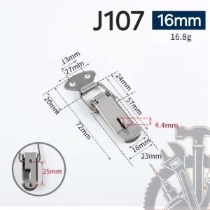 GRENDEL KAIT PETI KOPER SPRING LOADED TOGGLE LATCH CLAMP STAINLESS STEEL KUNCI KABINET SERBAGUNA