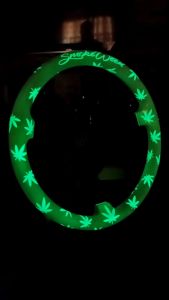 Elevo Crown Edition Thailand Glow In The Dark Steering Wheel 13 Inch Diameter Mattr Black Spoke