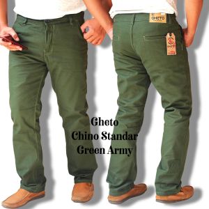 Gheto Original Chino Standar Ijo army