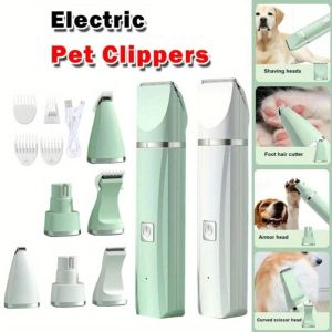 AUTOCARE X Quiet Pet Trimmer Hairclipper Cordless Portable Cordless Pet Shaver USB Rechargeable Electric Dog Clippers for Cats and Other Pets