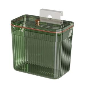 Wall Mounted Trash Bin Space Saving Transparent Designs Trash Can Waste Container For Small Apartments And Urbans Homes