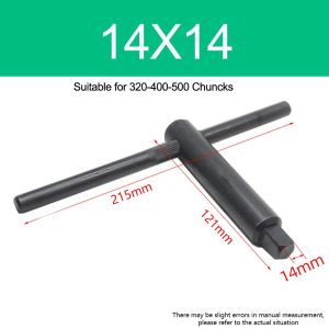 1ชิ้นเครื่องกลึงโลหะทรงสี่เหลี่ยมประแจ8มม. 10มม. 12มม. 14มม. 17มม. เหล็กกล้าคาร์บอนเครื่องมือจับทีสำหรับงานแกะสลักและกลึงเราเตอร์ CNC