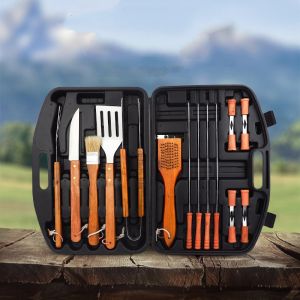 Bộ Dụng Cụ Nướng Mang Đi Du Lịch 19 chi tiết BBQ Toolkits 19pcs - Home and Garden