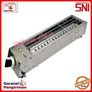 Kompor Sate Sosis Bakar Kompor Gas Panggang Full Stainlles Pemantik Otomatis 65 Cm SNI BERGARANSI
