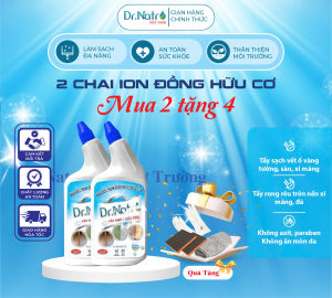 COMBO 2 chai ion đồng hữu cơ - Tẩy Rong Rêu DR NATRO 1000ML { QUÀ TẶNG }