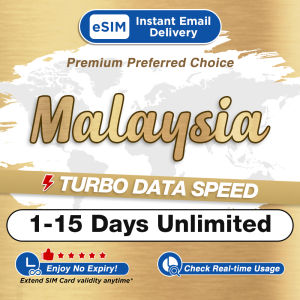 Malaysia Maxis eSIM Ultimate 1-3Days Daily 500MB-3GB Unlimited Data | Instant 24h Email Delivery | Truly Local Malaysia eSIM