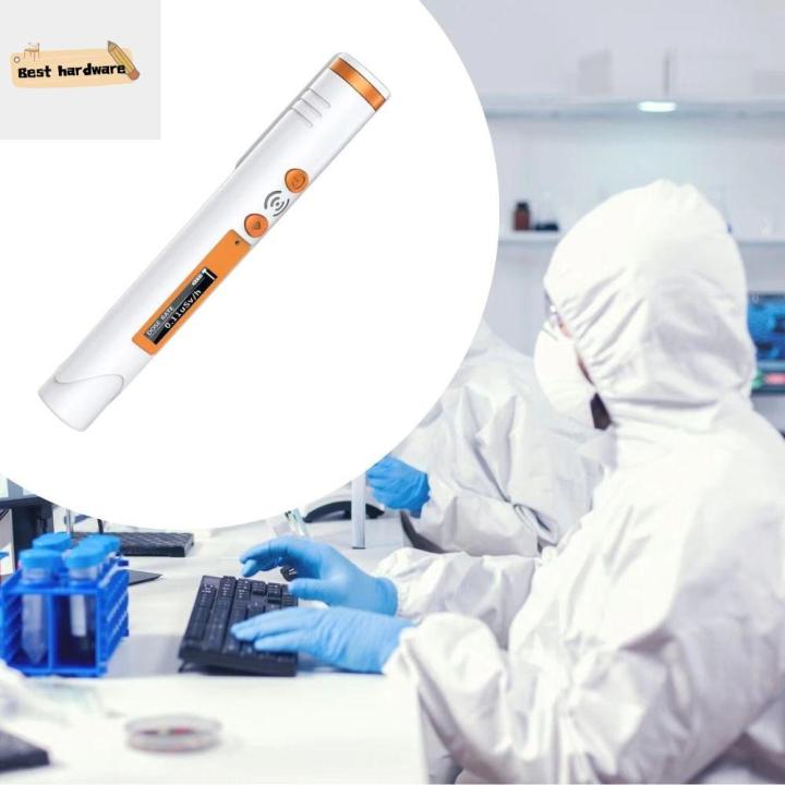 DJRGS Thiết bị cầm tay Máy dò bức xạ hạt nhân Di động Loại bút Máy đếm Geiger Kỹ thuật số Liều lượng cá nhân Máy đo liều lượng Sử dụng cá nhân