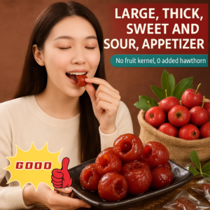 【Buy 3 Free 2】🍡 Honeyed Hawthorn Bites Tart & Sweet ✨ No Additives Just Nature蜜饯山楂果干