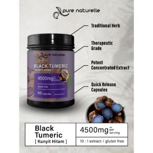 Kunyit Hitam Capsule 60s High Quality Organic Product GMP