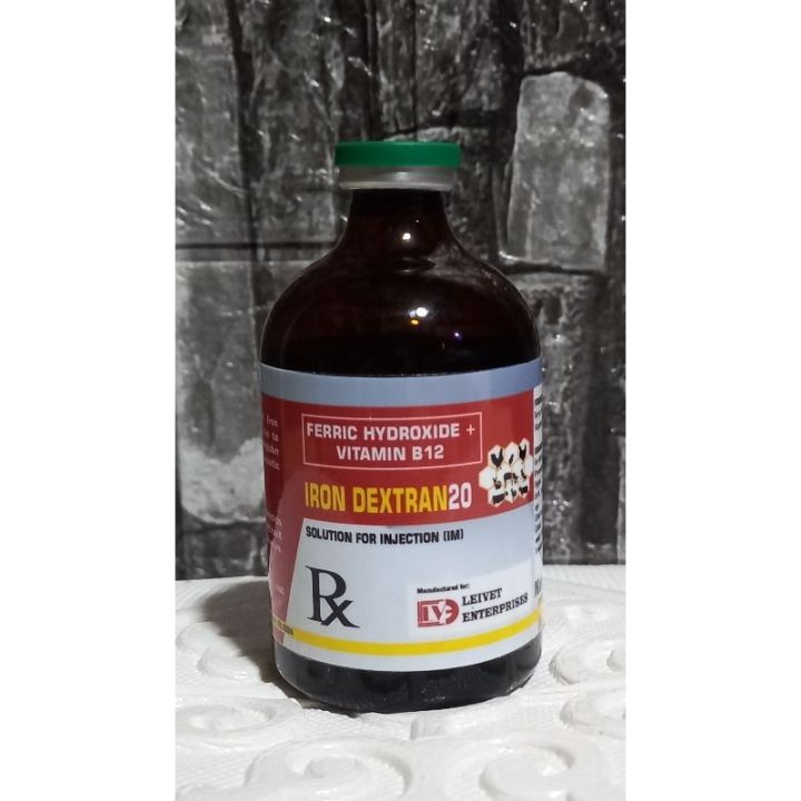 IRON DEXTRAN 20 (Ferric hydroxide b12) LEIVET Enterprises Lazada PH