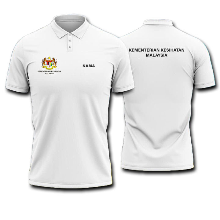 Polo Shirt With Embroidery Logo + Name + Wording (back) 