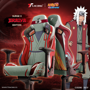 TTRacing Surge X Air Threads Fabric Gaming Chair - Jiraya Edition | Naruto Collection