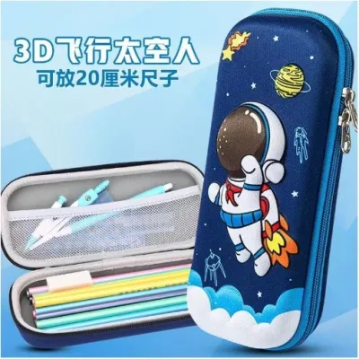 เคสดินสอ EVA 3มิติรูปยูนิคอร์นกันน้ำขนาดใหญ่ฤดูร้อนเครื่องเขียนนักเรียนการ์ตูนกล่องดินสอนักเรียน