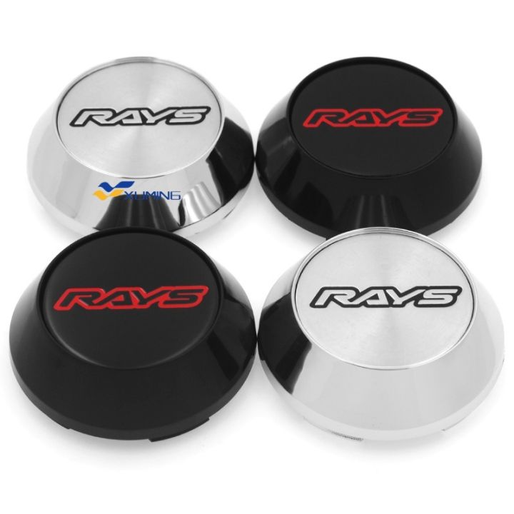 CarDIY 4Pcs 65Mm Japan Volk Racing Car Wheel Center Caps Rays Racing
