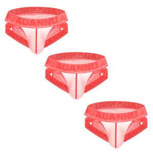 CMENIN ADANNU 3Pcs Hot Sale Cotton Mens Panties Briefs Men Underpants Low Waist Slip Jockstrap Underwear Man Brief AD778