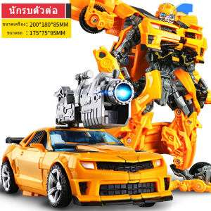 JF toy(จัดส่งในกรุงเทพฯ) โมเดล หุ่นยนต์แปลงร่าง ทรานฟอร์เมอร์ ออฟติมัส บับเบิ้ลบี รถแปลงร่าง ของเล่นเด็กผู้ชาย งานดี ฝึกทักษะมือ สุง 17-20 cm