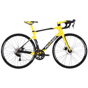 [Shimano 22-speed] PANTHER Mountain Bike SHIMANO 105 22-Speed 700C Off Road Bike Thru-axles Hydraulic Disc Brake Internal Cable Routing Trail Bike All Terrain Bike For Outdoor & Adventure